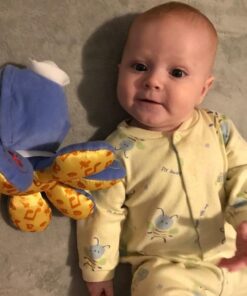 Baby Einstein Octoplush Musical Huggable Stuffed Animal Plush Toy, Learn Colors in 3 Languages, Blue, 11" Age 3 Month and up, Musical Octopus Plush 11" 53 51lsWiTRNiL