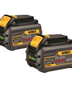 Alternative view of DEWALT 20V/60V MAX* Batteries, Premium, 6.0-Ah, 2-Pack (DCB606-2) 2 Pack