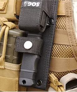 SOG Fixed Blade Knives with Sheath - SEAL Pup Tactical Knife, Survival Knife and Hunting Knife w/ 4.75 Inch Blade and Knife Sheath SEAL Pup - Nylon Sheath 48 51m2bRSNJ5L