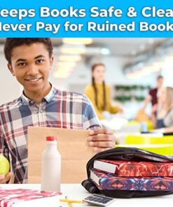 Stretchable Jumbo Book Cover ~ Set of 3 Assorted 13 51m6zeUhlaL