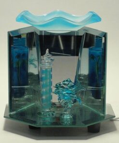 Electric Oil Warmer Tart Burner Dolphin Lighthouse 3 Sided Mirror