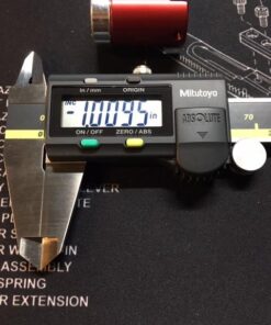 Mitutoyo 500-196-30 Advanced Onsite Sensor (AOS) Absolute Scale Digital Caliper, 0 to 6"/0 to 150mm Measuring Range, 0.0005"/0.01mm Resolution, LCD Standard AOS 45 51mJj6sGsTL