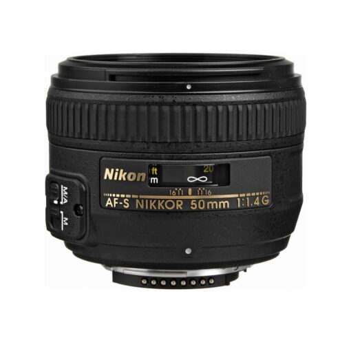 Nikon AF-S FX NIKKOR 50mm f/1.4G Lens with Auto Focus for Nikon DSLR Cameras Lens Only