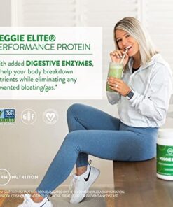 MRM Nutrition Veggie Elite Performance Protein | Chocolate Mocha Flavored| Plant-Based Protein| Easy to Digest | with BCAAs| Vegan + Gluten-Free | Clinically Tested| Digestive enzymes | 30 Servings 30 Servings (Pack of 1) 14 51mNoCiI31L