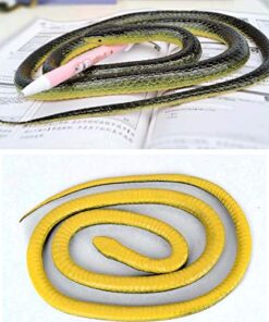 Yoogeer 47 Inches Rubber Lifelike Snakes Scary Gag Gift Incredible Creatures Chain Snakes Rain Forest Snake Toys Wild Life Snakes 15 51mVx5FBPPL