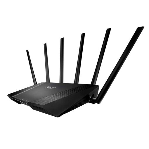 "ASUS AC3200 Tri-Band Gigabit WiFi Router, AiProtection Lifetime Security by Trend Micro, Adaptive QoS, Parental Control (RT-AC3200)"