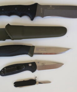 Schrade Bedrock TiNi with 1095 High Carbon Steel Blade for Buschcrafting,Black 39 51mb LyuYmL