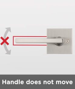 Kwikset 91570-029 Halifax Square Half-Dummy Lever in Iron Rose, Matte Black Square Rose Dummy (Non-Functioning) Old Version 15 51miHijaR6L