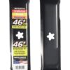 MaxPower 561739B 2-Blade Set for 46" Cut Craftsman, Husqvarna, Poulan Replaces 405380, 532-405380, PP21011,Black 39 51mjVurH KL