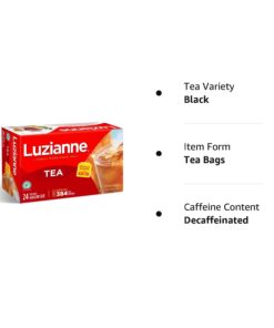 Luzianne Iced Tea Bags, Gallon Size, Unsweetened, 24 Count Box, Specially Blended For Iced Tea, Clear & Refreshing Home Brewed Southern Iced Tea 24 Count (Pack of 1) 22 51mqInZRTjL