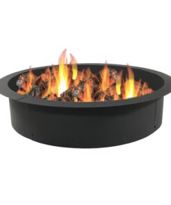Sunnydaze 2mm Thick Steel Fire Pit Ring Insert - DIY Above or In-Ground Liner - 46-Inch Outer Diameter (30-Inch Inner Diameter) 30 Inch 29 51msdCjHwVL