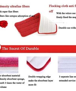 Reveal Mop Cleaning Pads Fit All Spray Mops & Reveal Mops Washable (15.5 * 5.5inch, 3PCS) 16 51msdcgT6L