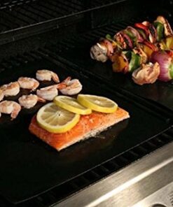 Grill IT, The Original BBQ Grill & Baking Mat - Set of 2 Durable Nonstick Sheets - For Grilling, Barbecue, Cooking - Dishwasher Safe - 15.75" x 13" 10 51mxy3UZCML