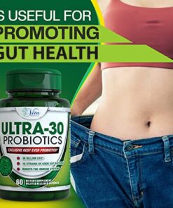 Probiotic, Probiotics for Women Men Adults Probiotics for Digestive Health, Immune Support Probiotic Supplement With Organic Prebiotics And Probiotics & Lactobacillus Gasseri Mens & Womens Gut Health 24 51n0Mk5vqaL