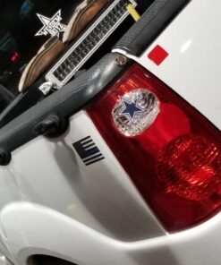Sassy Stickers Subdued US Flag Reflective Decal with Thin Blue Line 4"x2.5" 17 51nAFYDPyOL