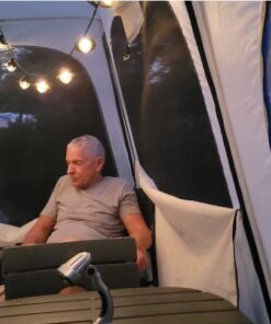 Coleman Camping Tent with Instant Setup, 4/6/8/10 Person Weatherproof Tent with WeatherTec Technology, Double-Thick Fabric, and Included Carry Bag, Sets Up in 60 Seconds 8-person Cabin Tent 50 51nEJRlLkdL