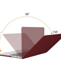 MOSISO Case Only Compatible with MacBook Pro Retina 13 inch (Models: A1502 & A1425) (Older Version Release 2015 - end 2012), Plastic Hard Shell Case & Keyboard Cover & Screen Protector, Marsala Red 38 51nFCnmF0L