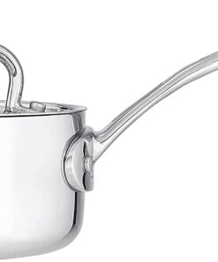 Cuisinart French Classic Tri-Ply Stainless 1-Quart Saucepan with Cover,Silver 13 51nFRkw2JoL