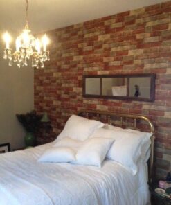 Wallpaper Faux Smooth Rust Tuscan Brick Wall, Looks Real Up! 11 yd 41 51nQfHHxqLL