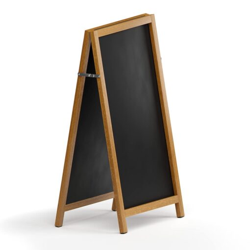 Industrial Chalk Boards with Frame by VersaChalk (42x24" Industrial, Porcelain, Double Sided) A Frame Chalkboard Sign for Business, Bistro Bar, Sandwich Menu, Sidewalk, Signage Classroom, Wedding 42 x 24 Inches