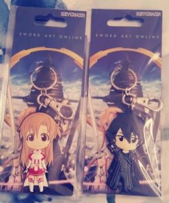 Great Eastern Entertainment Sword Art Online Kirito PVC Keychain Multicolor, 2" 9 51nT8YsBwFL