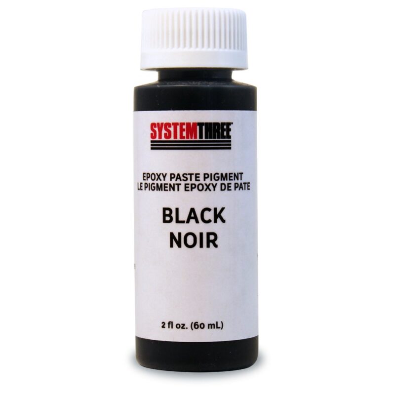 Catalog 6 System Three Epoxy Pigment Concentrates, 2 Oz Bottle, Black