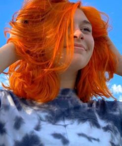 MANIC PANIC Psychedelic Sunset Hair Dye - Classic High Voltage - Semi Permanent Hair Color - Radiant, Fiery Orange Shade - Vegan, PPD & Ammonia Free for Hair Coloring on Men & Women 4 Fl Oz (Pack of 1) 37 51nj8XUAO5L 2