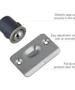 Design House 204792 Drive-in Ball Catch, Use on Closet Doors with Dummy Hardware, Oil Rubbed Bronze 12 51njW4fprL