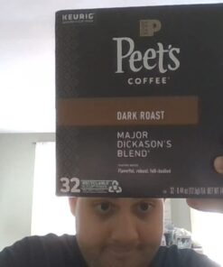 Peet's Coffee, Dark Roast K-Cup Pods for Keurig Brewers - Major Dickason's Blend 32 Count (1 Box of 32 K-Cup Pods) Major Dickason's - 32 K-Cups 32 Count (Pack of 1) 25 51nrk9EzKXL