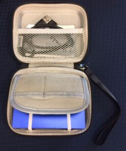 Lacdo Hard Drive Carrying Case for Seagate Portable Expansion Seagate Backup Plus Slim One Touch 1TB 2TB 3TB 4TB 5TB Portable External Hard Drive USB 3.0 2.5 Inch HDD EVA Shockproof Travel Bag, Black 62 51nxXIQNWbL