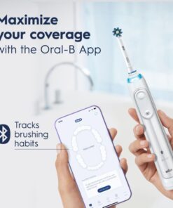 Oral-B Pro 5000 Smartseries Power Rechargeable Electric Toothbrush with Bluetooth Connectivity, White Edition 1 Count (Pack of 1) 35 51nxo5aF1nL