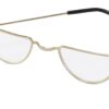 Bristol Novelty BA733 Half Moon Glasses, Unisex-Adult, Gold, One Size 11 51o9wNDbBVL