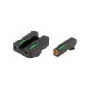 TRUGLO TFX PRO Handgun Sight | Compact Snag-Free Durable Shock-Resistant Glowing Tritium & Fiber-Optic Xtreme Night Sight for Handguns Glock High Set 24 51oAl74TuFL 1