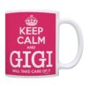 ThisWear Gigi Mother's Day Gift Keep Calm Gigi Will Take Care of It Funny Gigi 11oz Ceramic Coffee Cup Tea Cup Pink 11oz Pink 1 46 51oEqpJQDiL