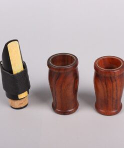 Yinfente Intermediate B-Flat Clarinet Rosewood wood Body Silver Plate Bb Key 17 key Case + Reeds + Pads 16 51oFRGacNL