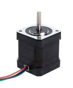 Alternative view of STEPPERONLINE Nema 17 Stepper Motor Bipolar 2A 59Ncm(84oz.in) 48mm Body 4-Lead W/ 1m Cable and Connector Compatible with 3D Printer/CNC