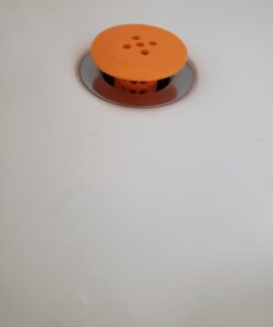 TubShroom Tub Hair Catcher Protector, Fits 1.5" - 1.75" Drain, Orange 35 51oGN8RjrdL