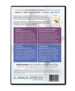 Classical Stretch by ESSENTRICS: Age Reversing Workouts for Beginners Box Set DVD - Mobility & Bone Strengthening + Posture & Pain Relief w/ Miranda Esmonde-White 8 51oJ8rS1znL