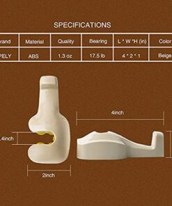 IPELY Universal Car Vehicle Back Seat Headrest Hanger Holder Hook for Bag Purse Cloth Grocery (Dark Beige -Set of 2) Dark Beige 29 51oKztNuQdL