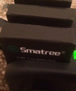 Smatree Battery (3 Pack) and 3-Channel Charger Compatible for Gopro Hero 4 (NOT for Hero 5) 42 51oMWTu5mYL