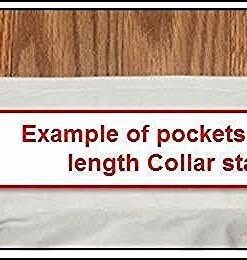 50 Metal Collar Stays in a Divided Box 24 - 2.2" & 26 - 2.5" 10 51oR8IWkobL