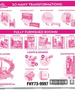 Barbie Dreamhouse Dollhouse with Pool, Slide and Elevator Standard Elevator 67 51oUbtogpCL