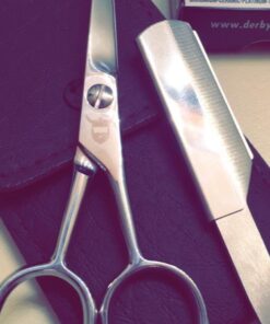 5" Professional German Beard and Mustache Scissors - Moustache Grooming Kit for Trimming Facial Hair with Beard Scissors, Beard Comb,Mustache Comb, and Carry Case by Striking Viking 27 51oYqMxjLvL