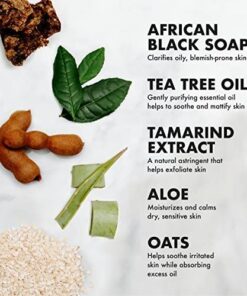 SheaMoisture African Black Soap Bar Soap | Packaging may vary | 8 oz. 11 51oZK8enCAL