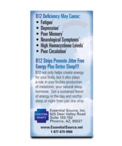 Essential Source Vitamin B12 Strips with B6 and Biotin, 2000 mcg - 30 Day Supply 7 51obj2DoFYL