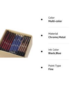 5lb Box Of Assorted Misprint Ink Pens Bulk Ballpoint Pens Retractable Metal Lot Wholesale 26 51od323iDyL