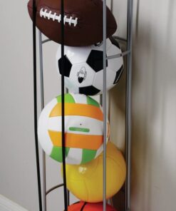 Rubbermaid Garage FastTrack Vertical Ball Rack, Satin Nickel, Wall Mounted Storage System, Holds up to 50 pounds, for Home/Garage 38 51oguXj2SOL