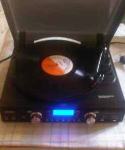 JENSEN JTA-460 Digital 3-Speed Stereo Turntable with MP3 Encoding & AM/FM Receiver 5 51ohqCQ61tL