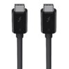 Belkin Thunderbolt 3 Cable (USB-C to USB-C) - USB C Cable For MacBook Air, Galaxy, Apple TV & More, Fast Charging Up To 100W, Made For USB-C, Thunderbolt 3 devices & 5K/Ultra HD - 1.6ft/0.5m - Black 33 51oihESeXQL