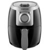 CHEFMAN Small, Compact Air Fryer Healthy Cooking, 2 Qt, Nonstick, User Friendly and Adjustable Temperature Control w/ 60 Minute Timer & Auto Shutoff, Dishwasher Safe Basket, BPA - Free, Black 2 Quart